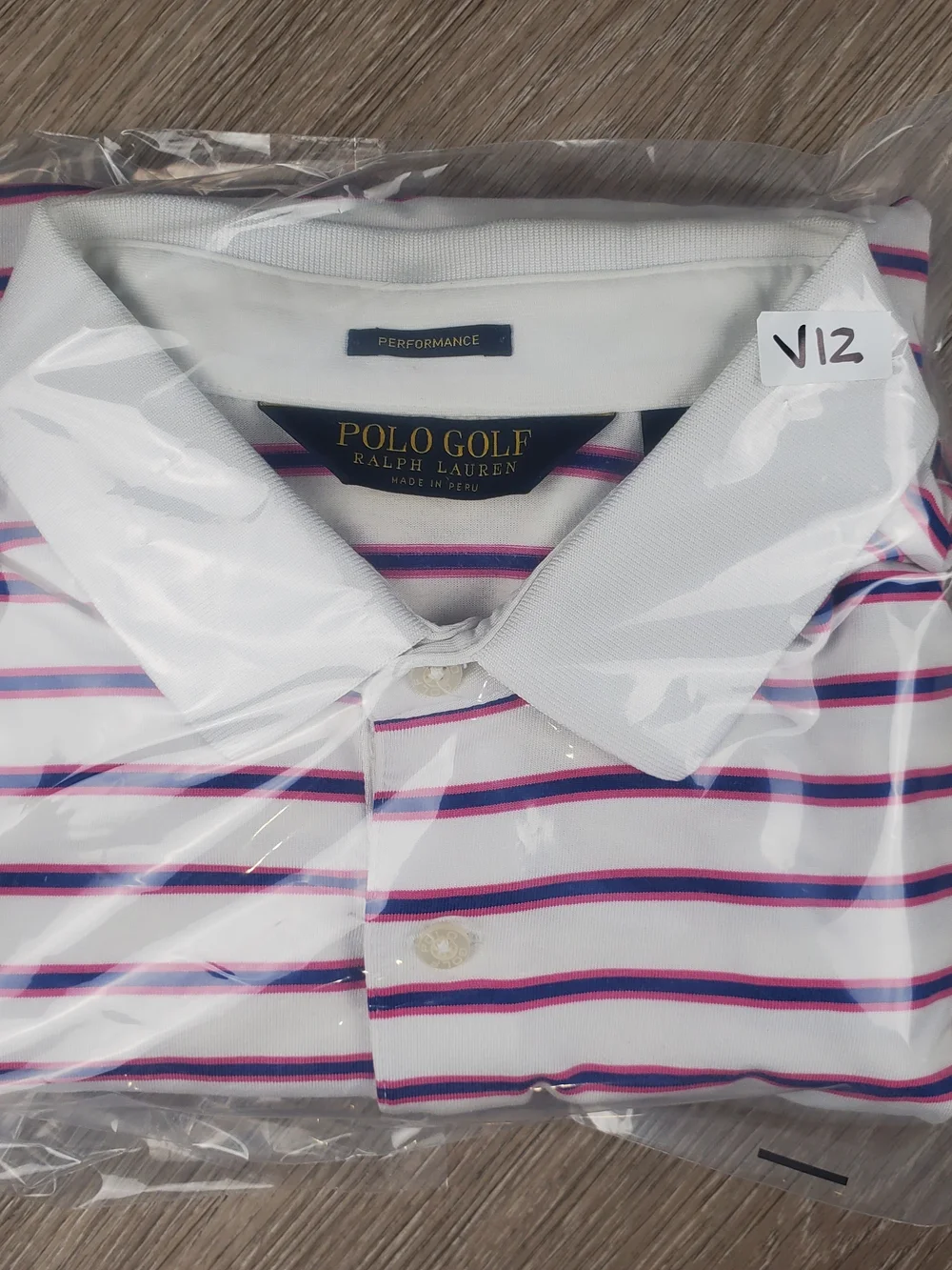 Polo Golf Ralph Lauren 2015 U.S. Open Chambers Bay Striped Polo XL